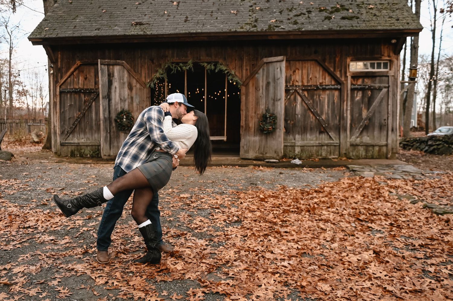 Sturbridge engagement photographer featuring sunset photos.