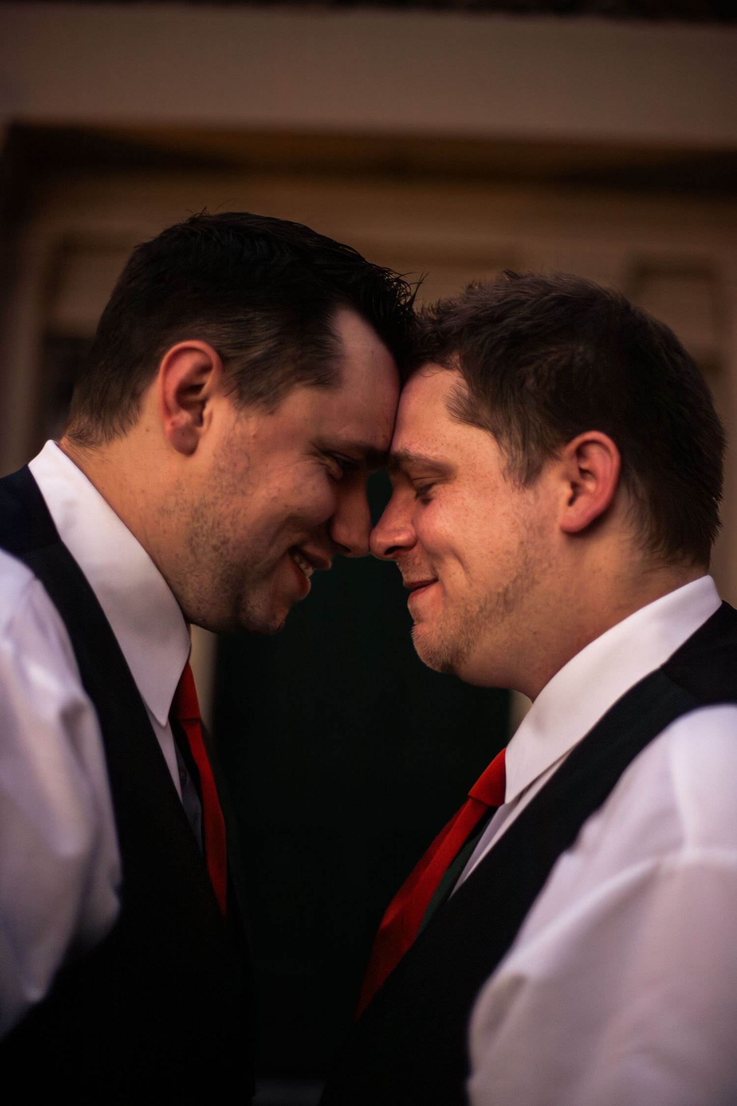 Wedding portrait taken in Ann Arbor Michigan