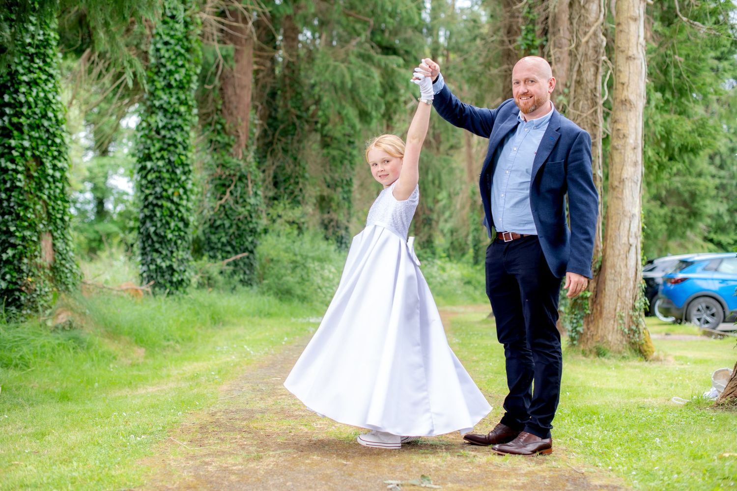 Father Daughter communion image