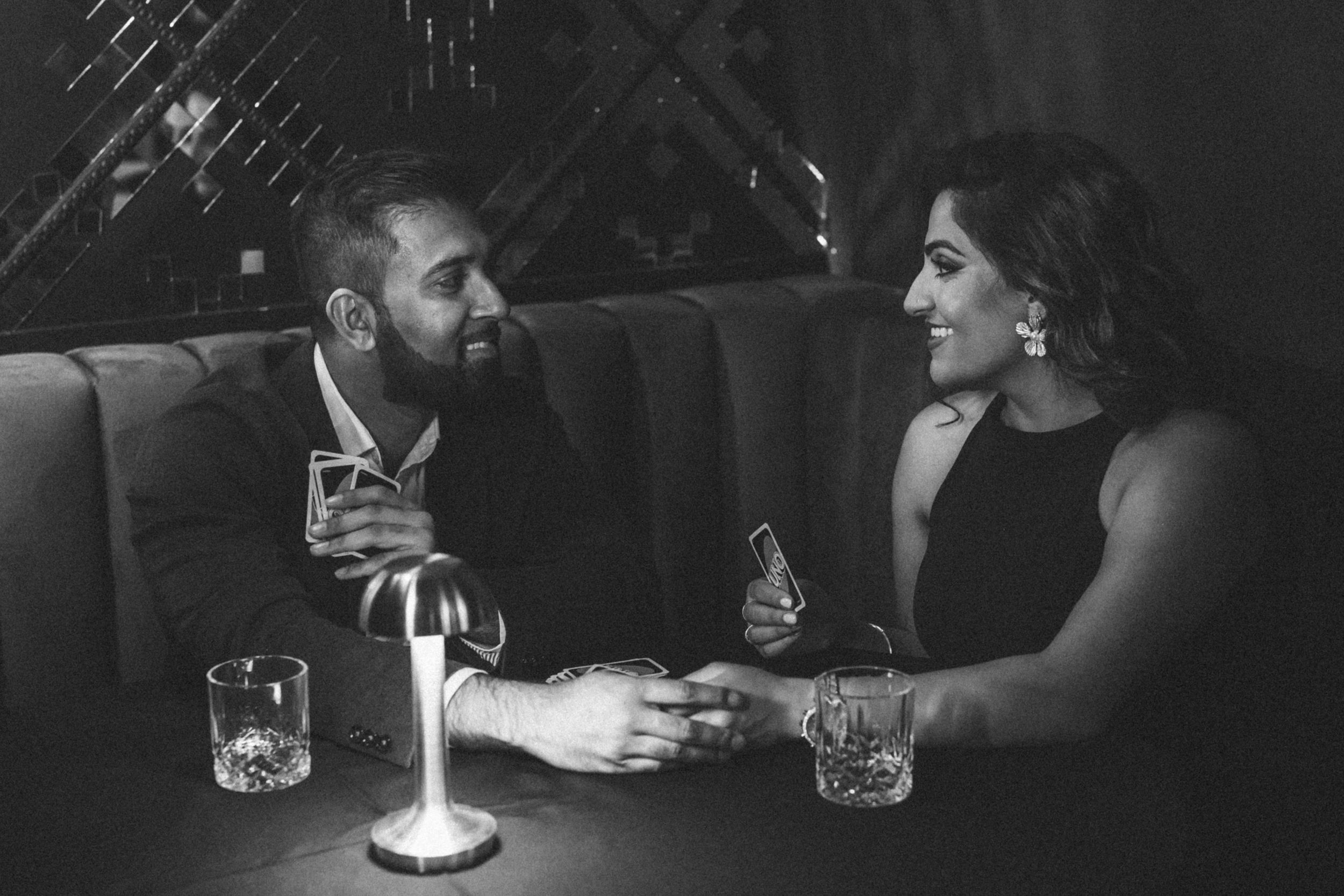 Portugal wedding photographer captures engagement photoshoot at Maxime Hotel Lisbon, with cinematic & editorial photo style