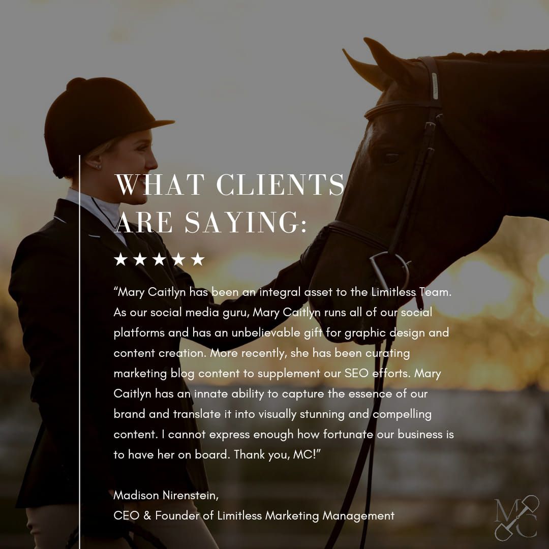 Custom social media management and design to grow your brand with engaging content, strategy, and creativity. chicago AQHA APHA
