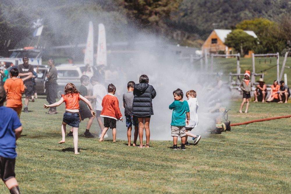 Coromandel Santa parade by coromandel photographer Jenna James
