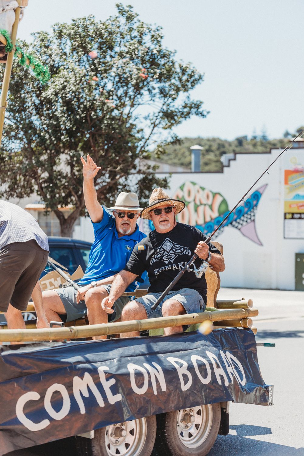 Coromandel Santa parade by coromandel photographer Jenna James