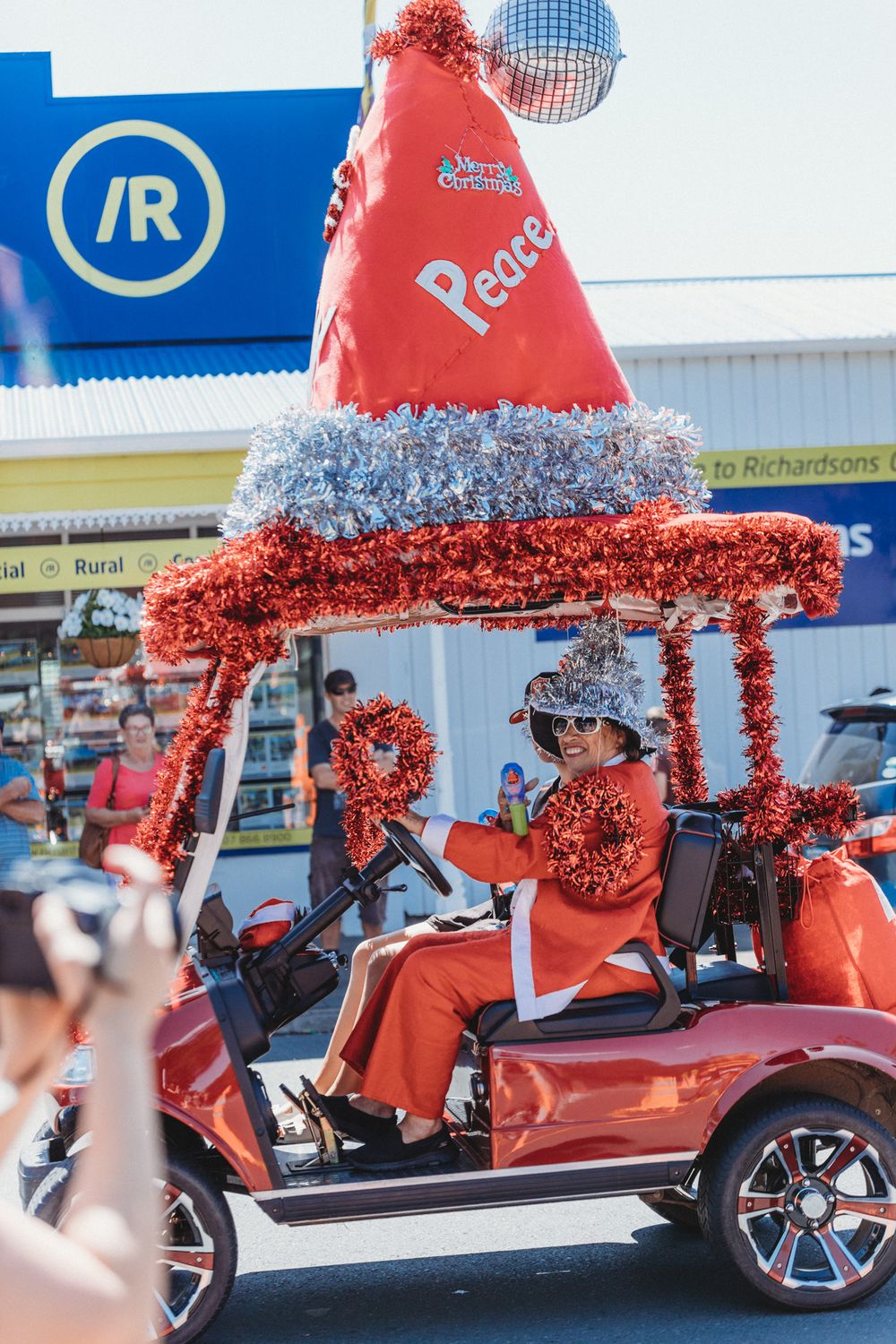 Coromandel Santa parade by coromandel photographer Jenna James