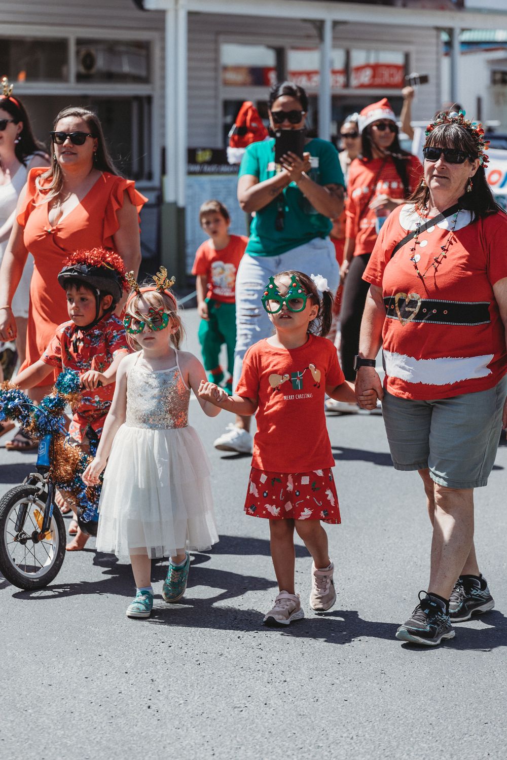 Coromandel Santa parade by coromandel photographer Jenna James