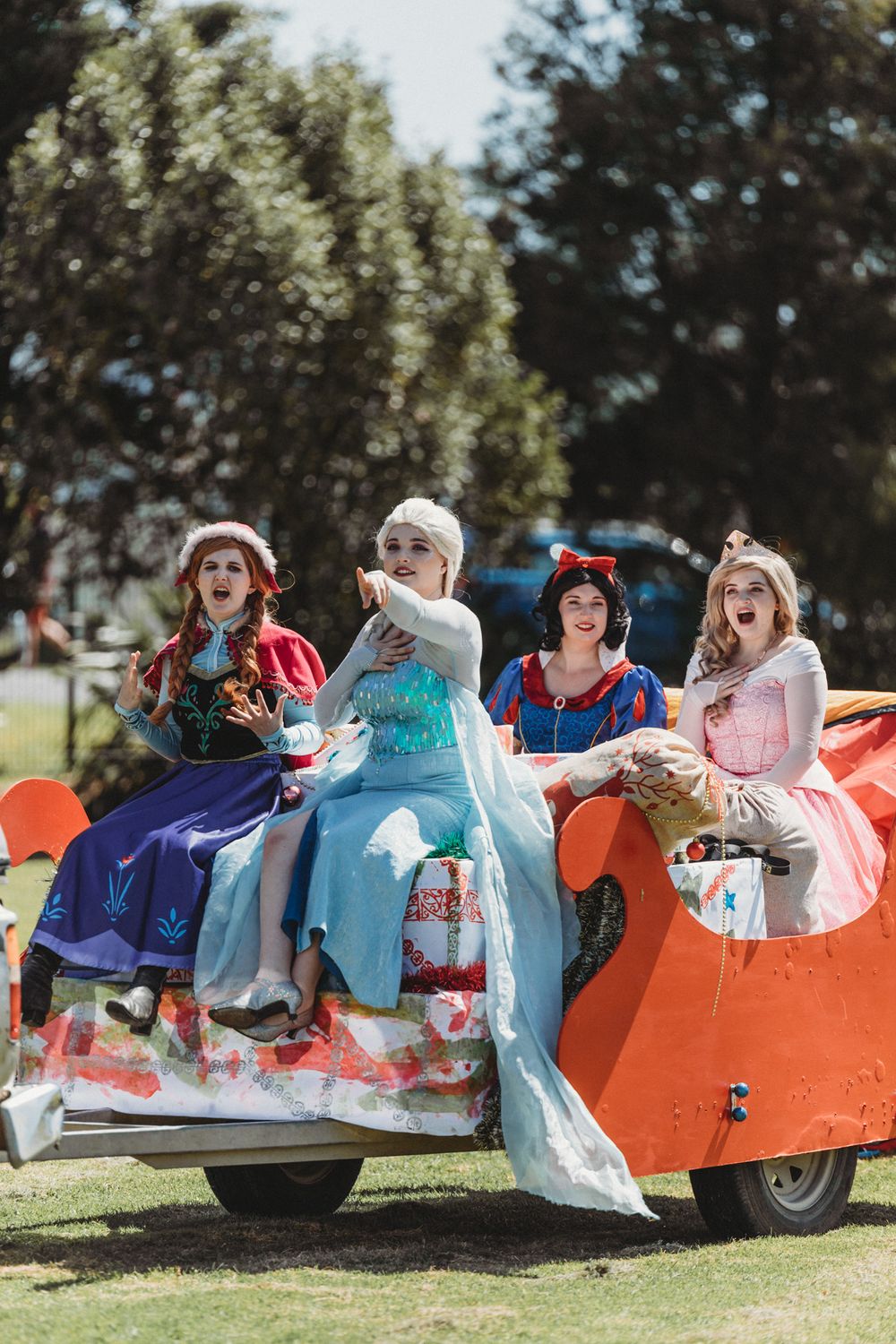 Coromandel Santa parade by coromandel photographer Jenna James