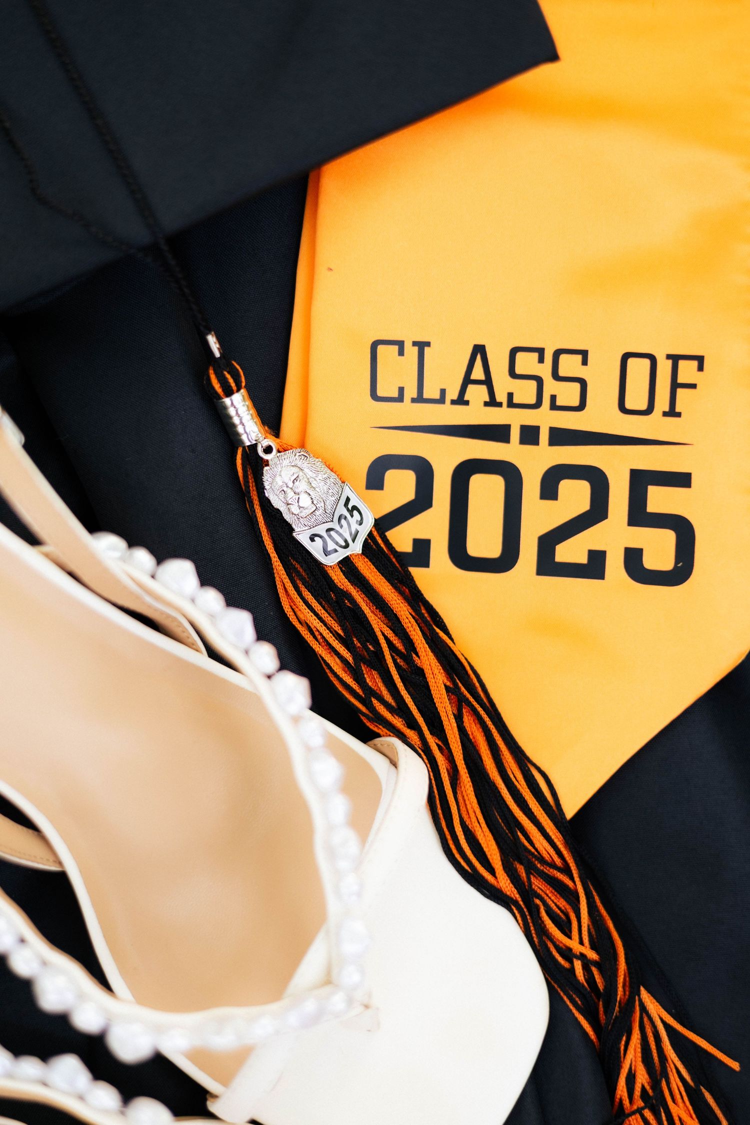 Outdoor summer senior graduation photos in Springfield, Illinois