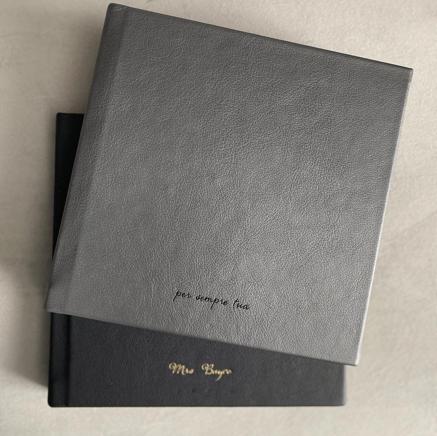 custom leather bound luxury albums for a denver boudoir photography session with Katie Martin studios