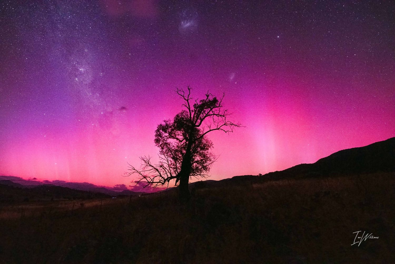 Aurora Australis, Canberra area