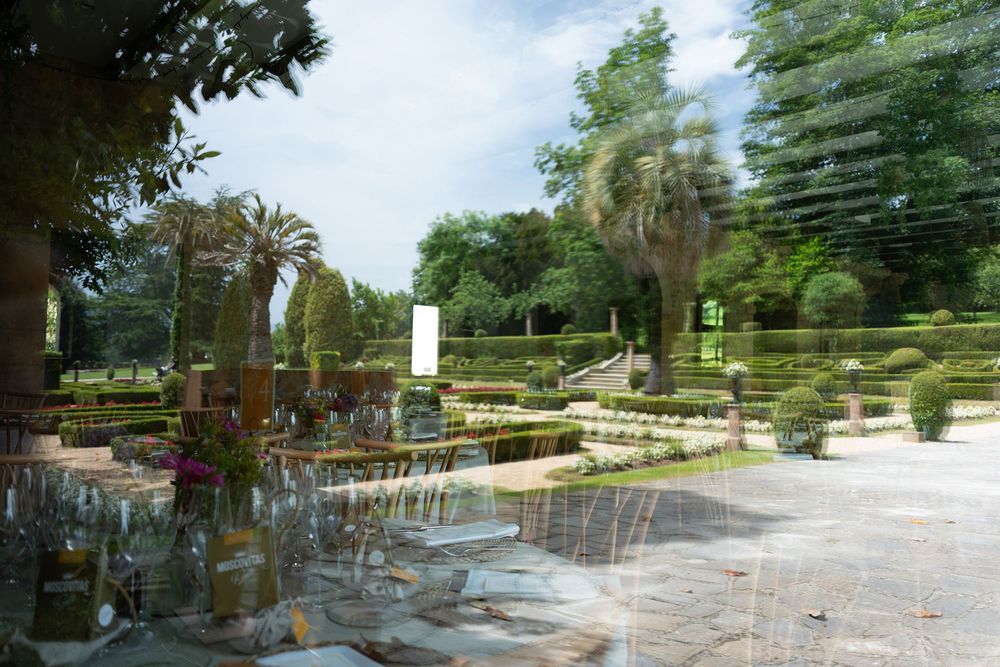 Fuente y jardines del Palacio de Valdesoto