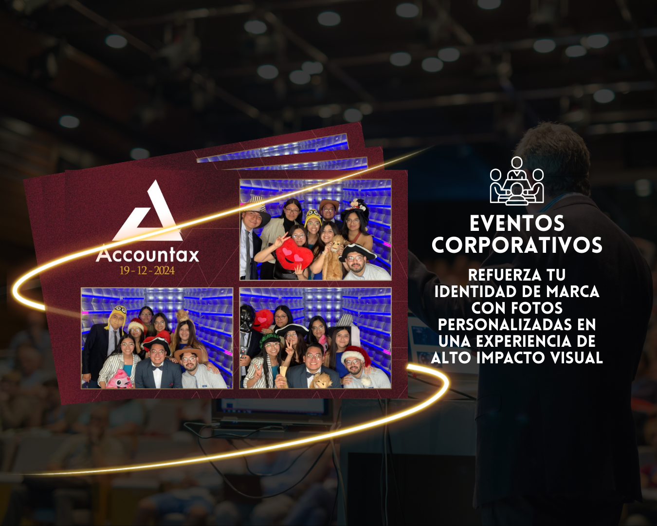 Cabina de fotos para activación de marca en Guatemala