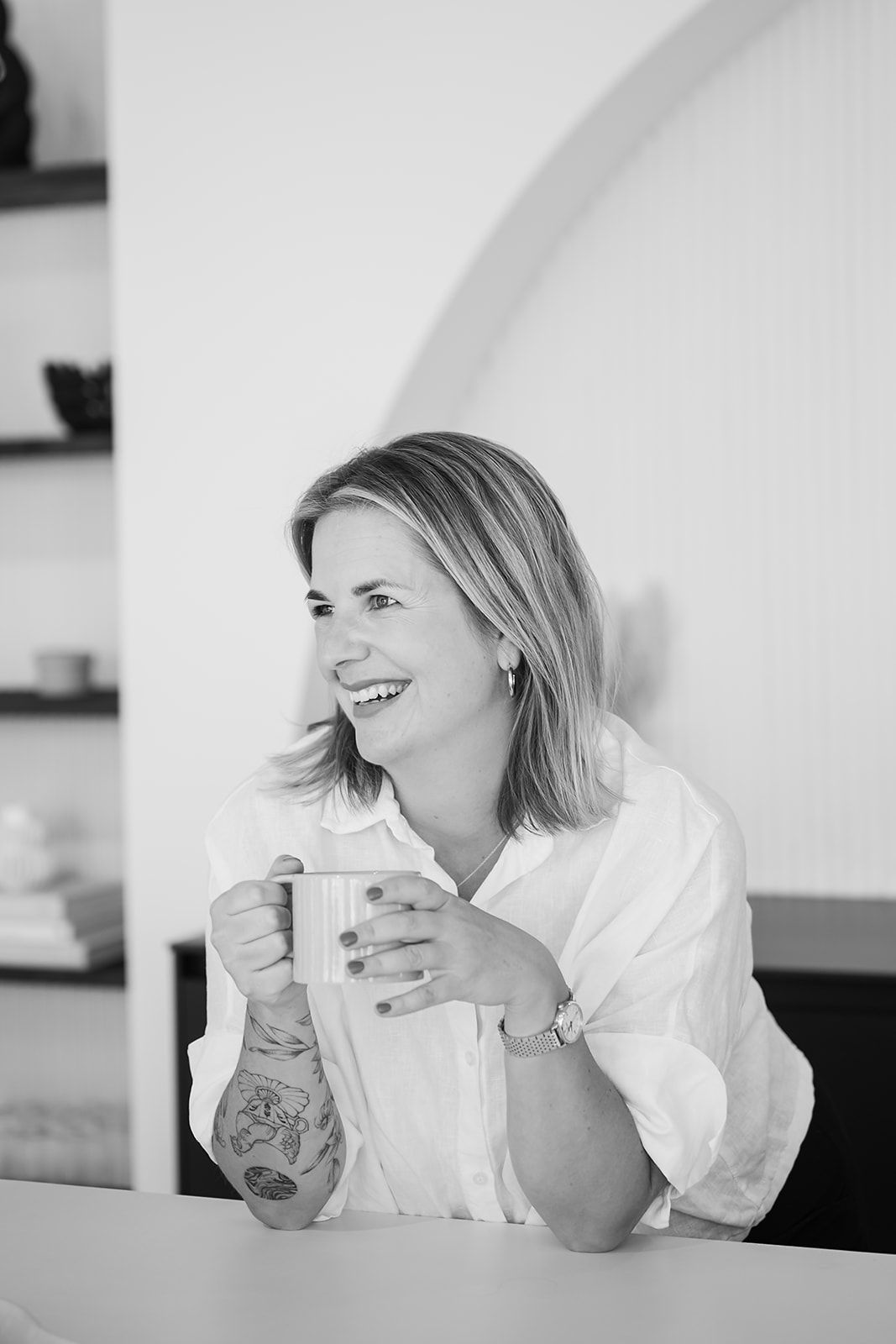 Personal branding photo of wedding celebrant Simone Gori from LovelyWords, photographed in warm natural light by MaxwellArt Photography.