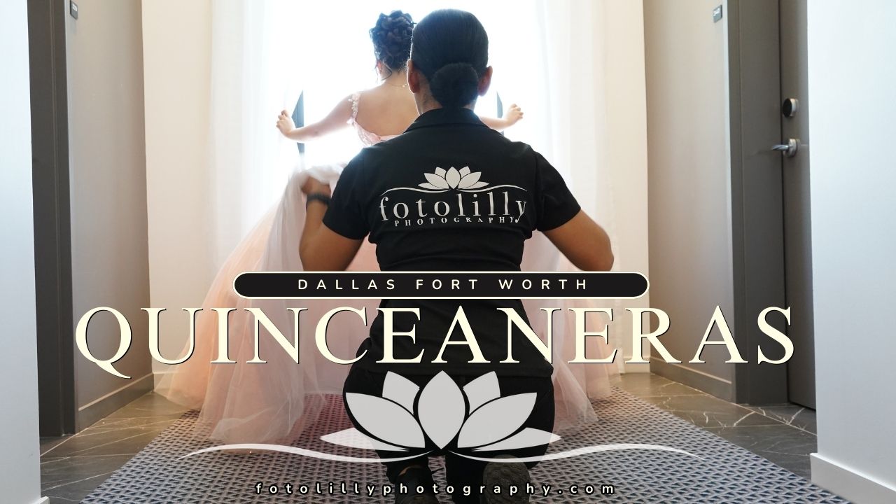 Dallas Fort Worth quince portrait session only for families celebrating turning 15 privately with Fotolilly Photography