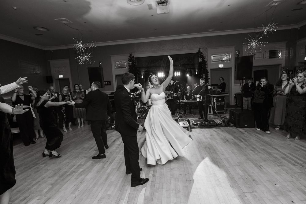 Bride and Groom dancing in Killarney, County Kerry.