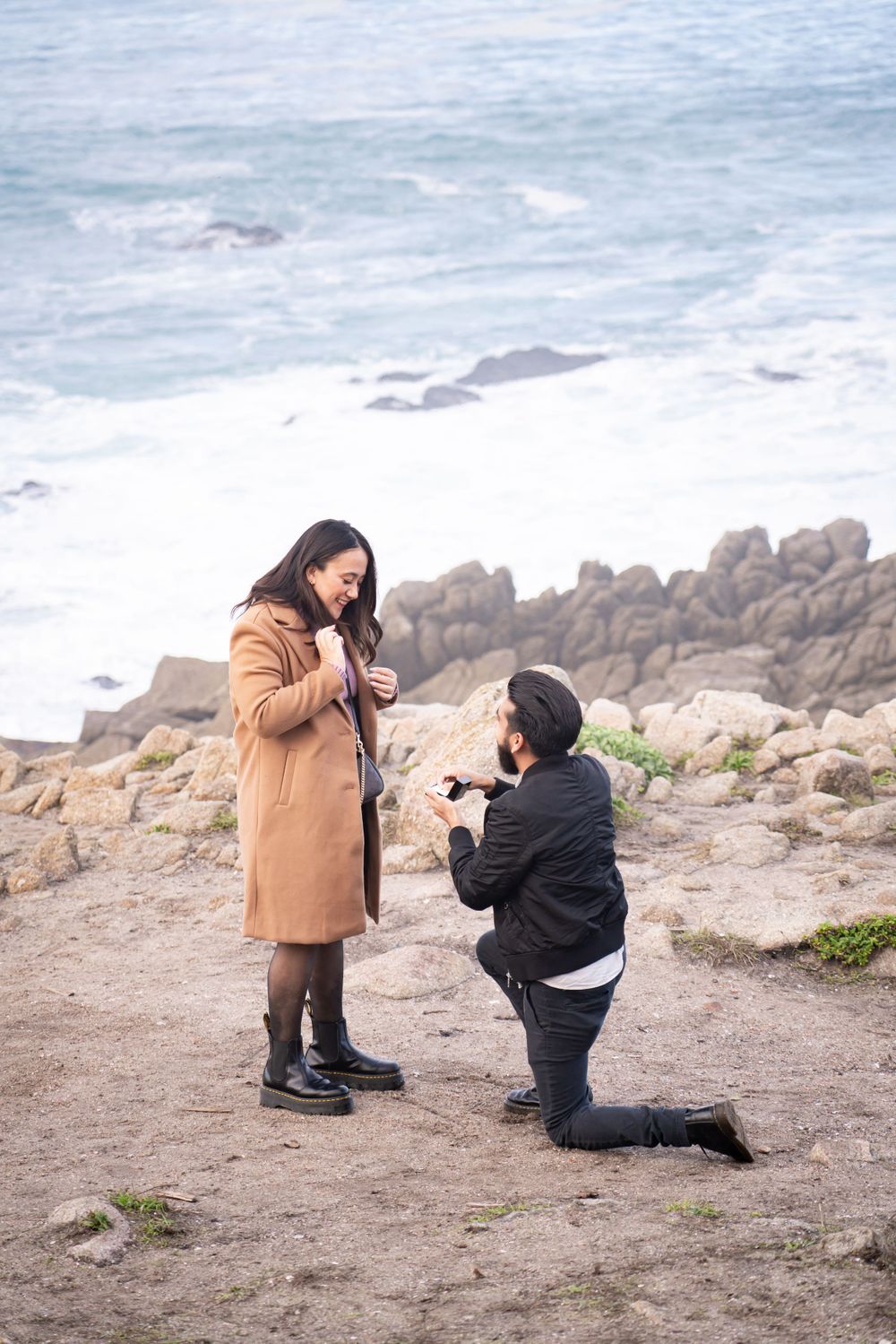 Lover's Point Proposal Engagement in Pacific Grove, CA | Monterey Wedding Photographer