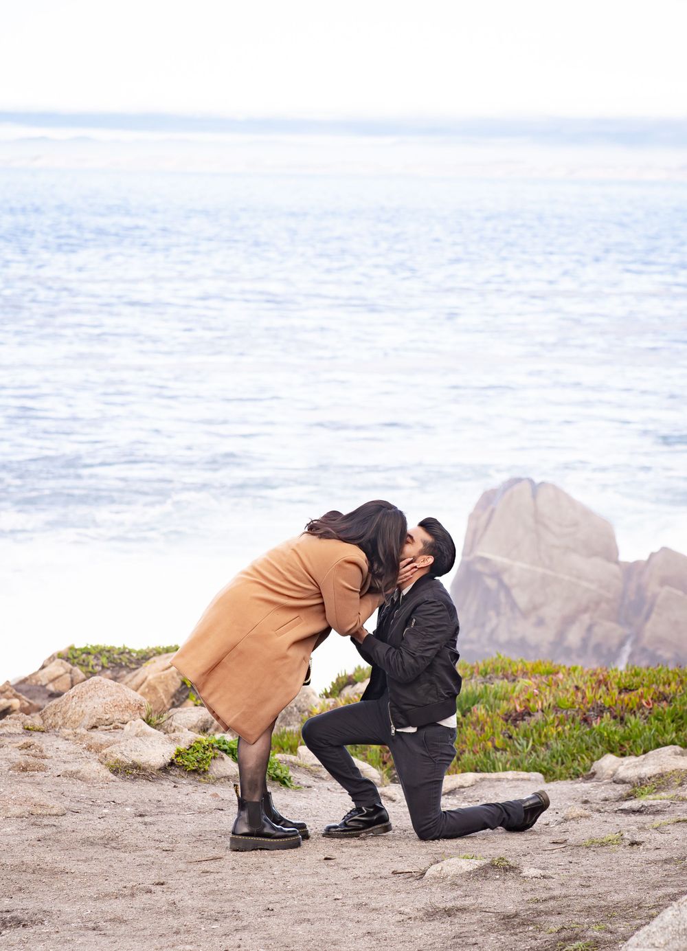 Lover's Point Proposal Engagement in Pacific Grove, CA | Monterey Wedding Photographer