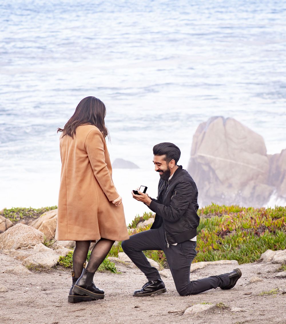 Lover's Point Proposal Engagement in Pacific Grove, CA | Monterey Wedding Photographer