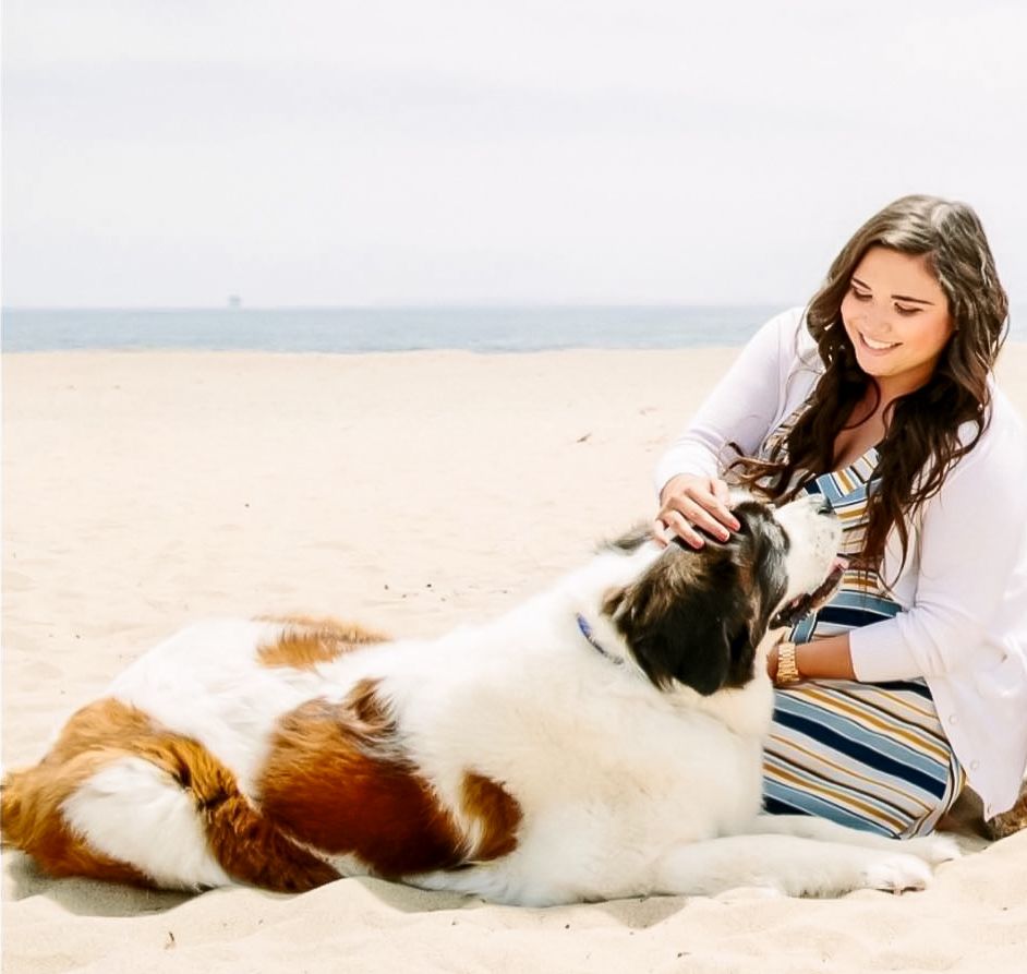 Female photographer in Ventura County California smiling during portrait session