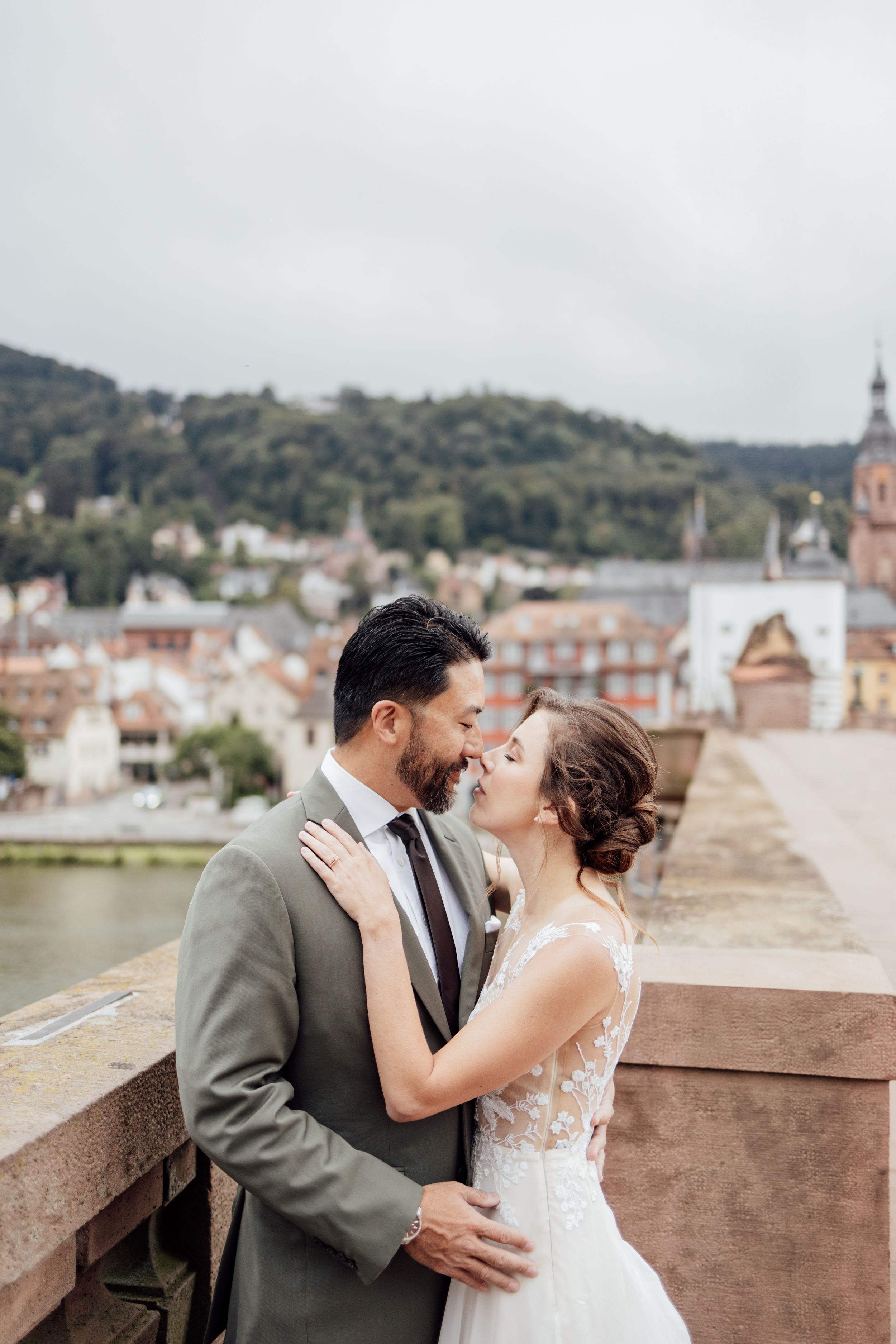 Heidelberg Old Bridge Wedding Photography - Heidelberg Wedding Photographer - Wedding Photography Heidelberg - Couples Photographer