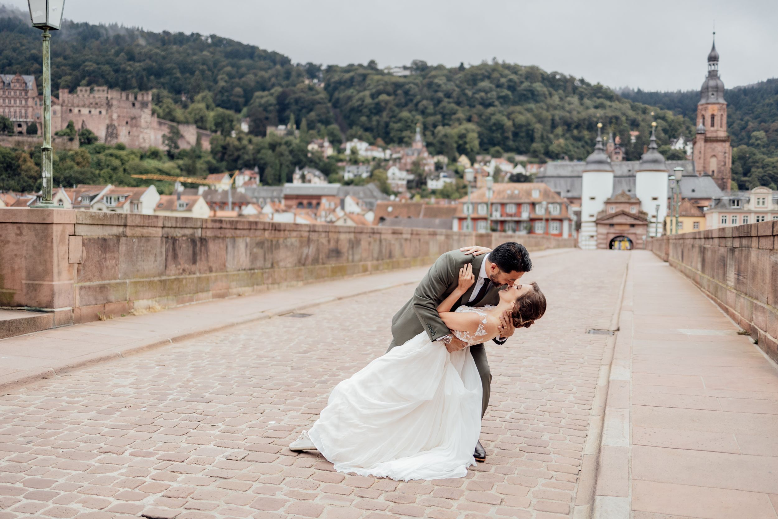 Heidelberg Old Bridge Wedding Photography - Heidelberg Wedding Photographer - Wedding Photography Heidelberg - Couples Photographer