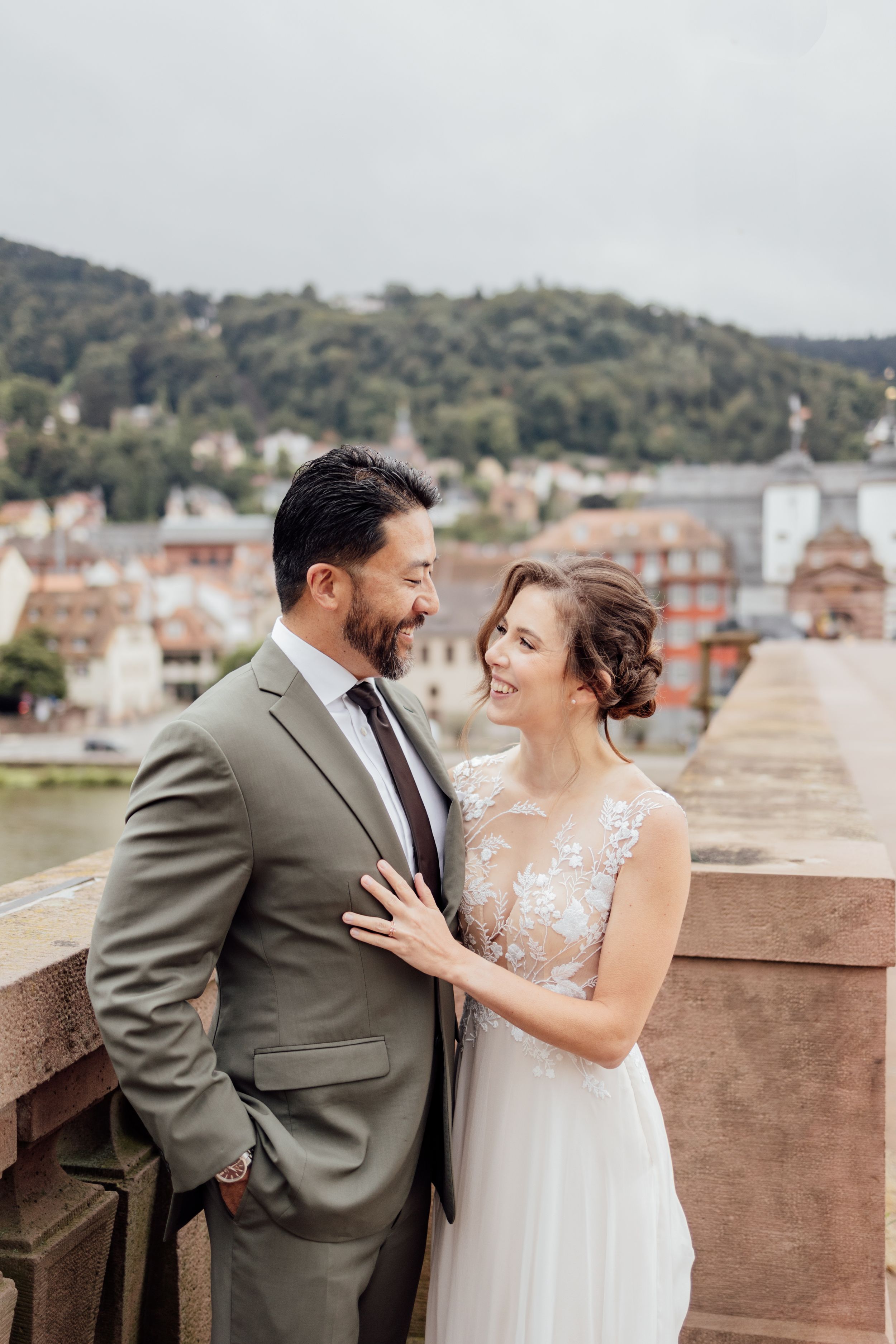 Heidelberg Old Bridge Wedding Photography - Heidelberg Wedding Photographer - Wedding Photography Heidelberg - Couples Photographer