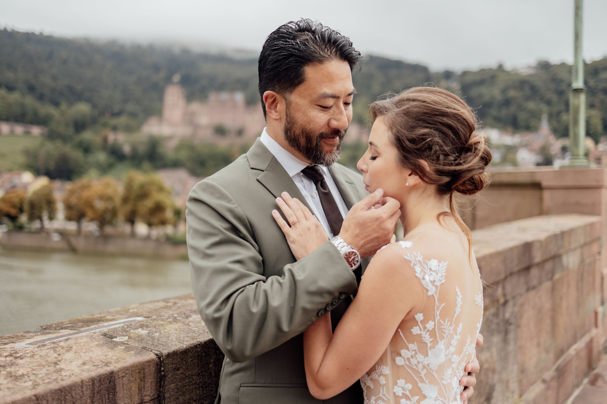 Heidelberg Old Bridge Wedding Photography - Heidelberg Wedding Photographer - Wedding Photography Heidelberg - Couples Photographer
