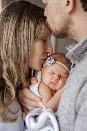 Newborn lifestyle photo Portland Maine