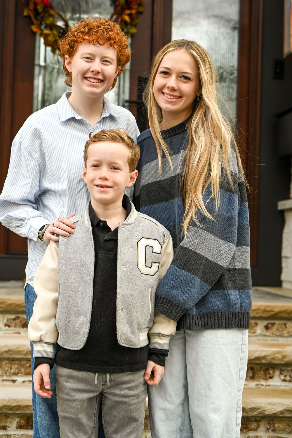 two sisters and brother