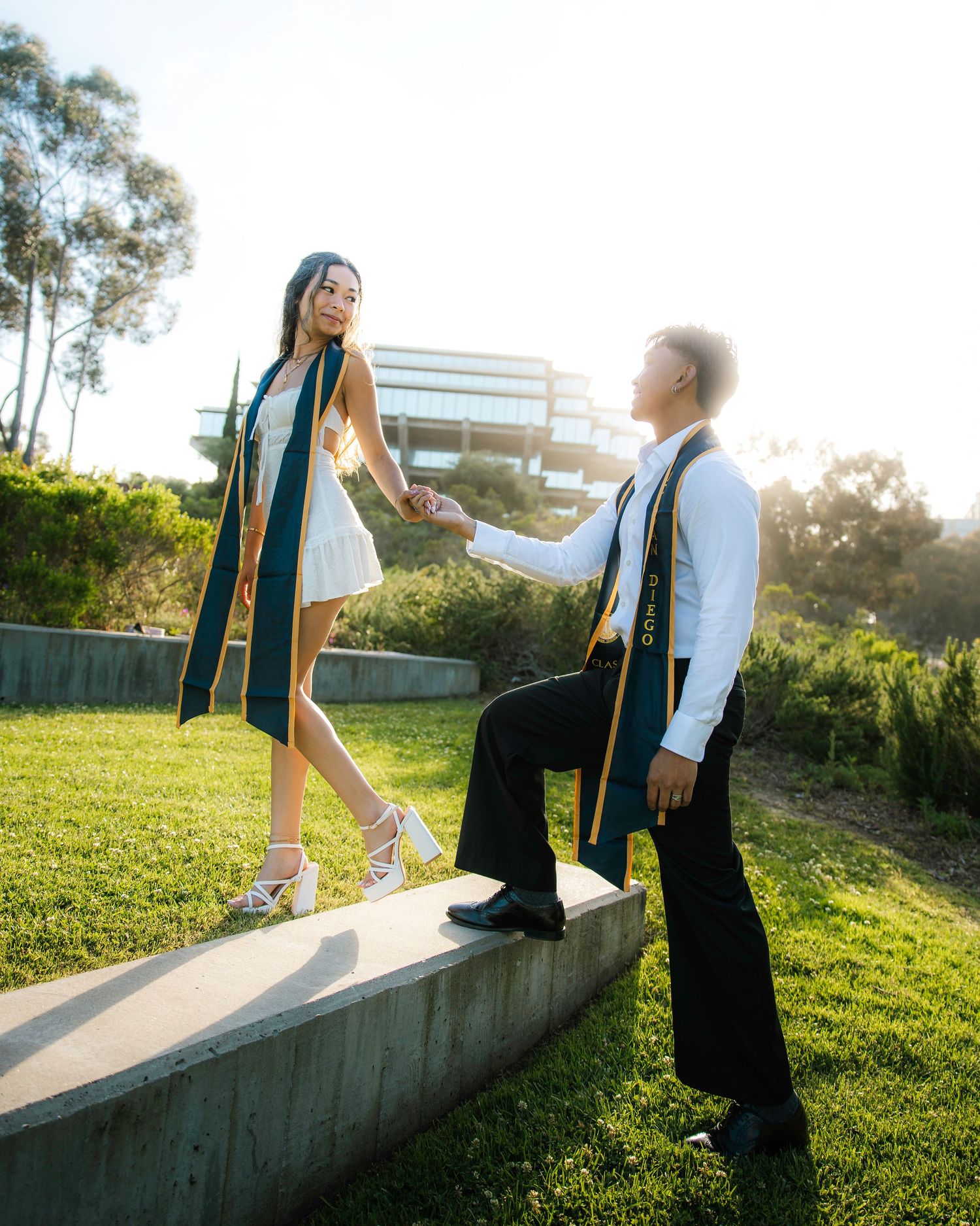 Michelle and Alex Graduation Photo