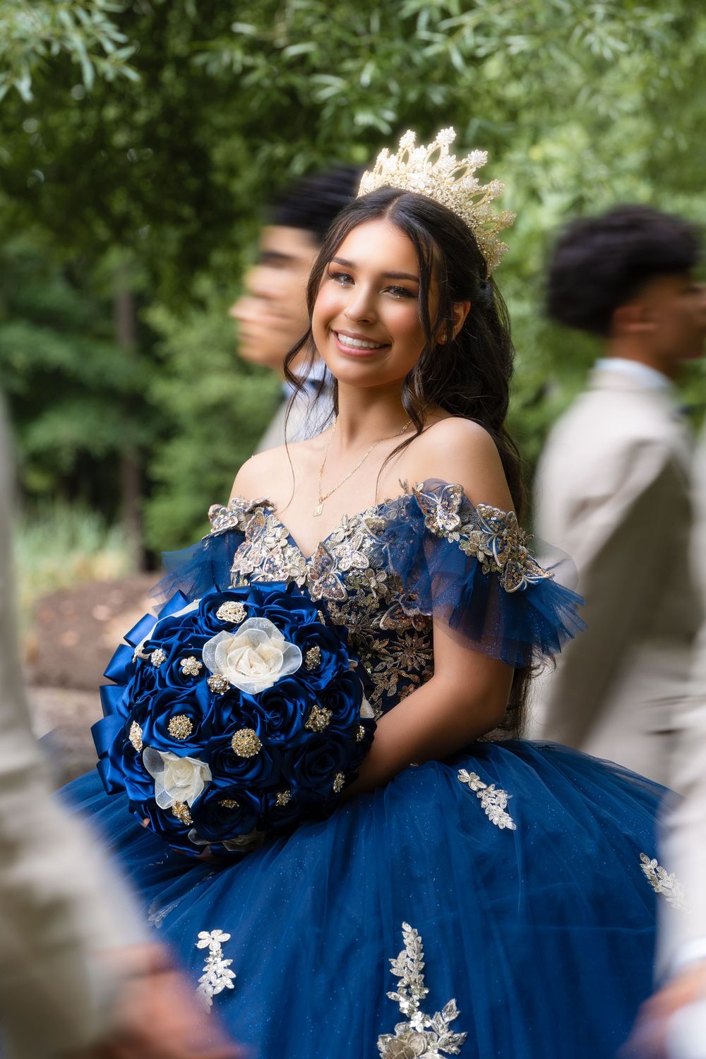 quinceanera  shoot at the greensboro bicentennial