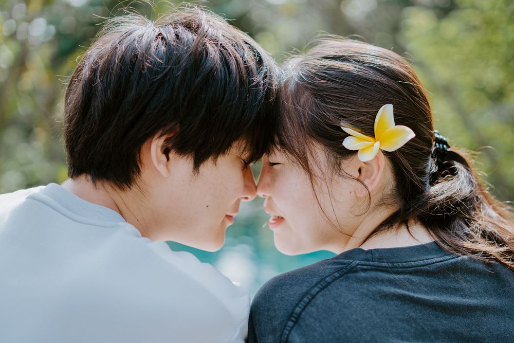 Romantic couple photography session at Adiwana Suweta Ubud, Bali.