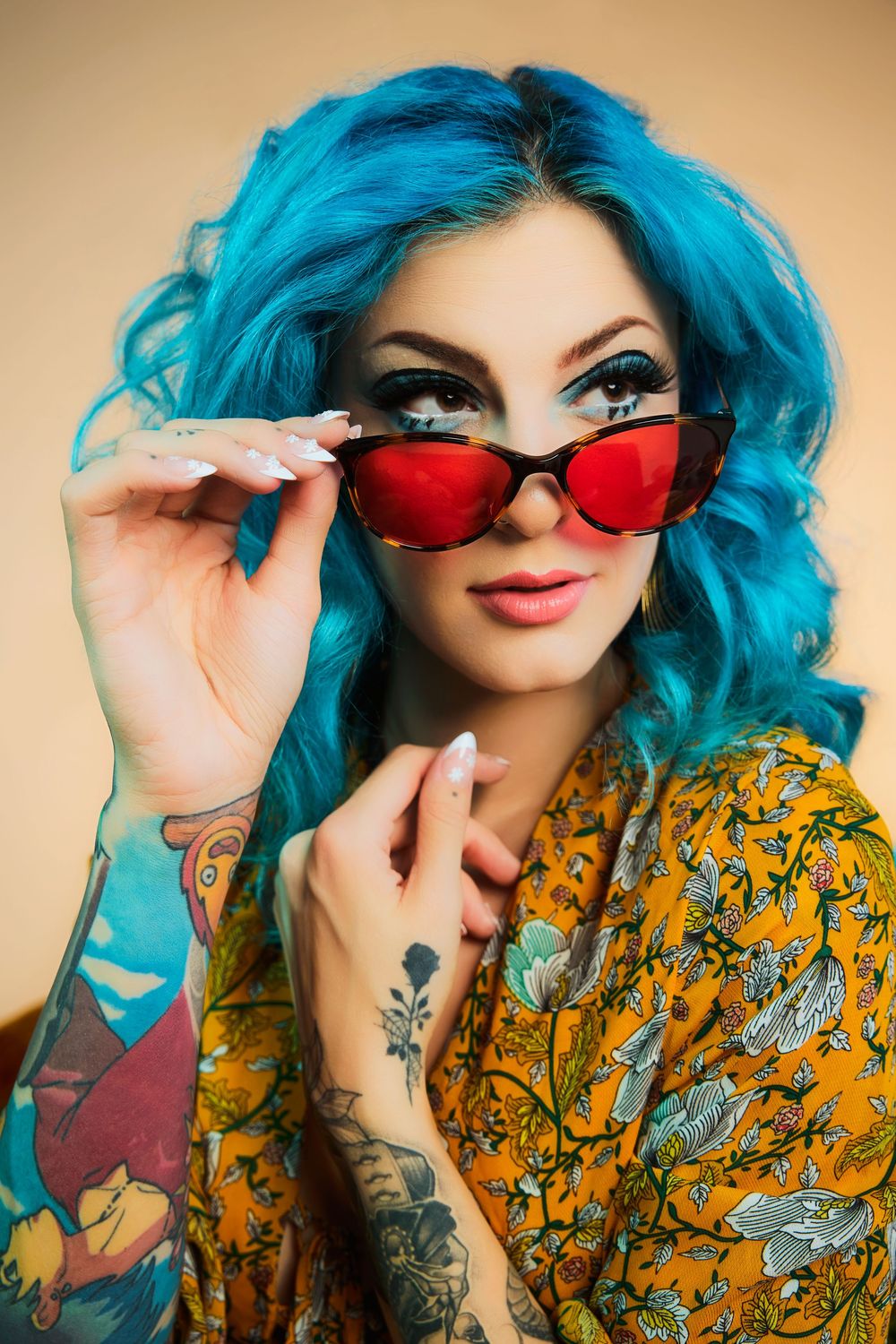 pattern and color photography
bold fashion styling
cinematic pop culture art
fashion photography with food
retro disco fashion editorial