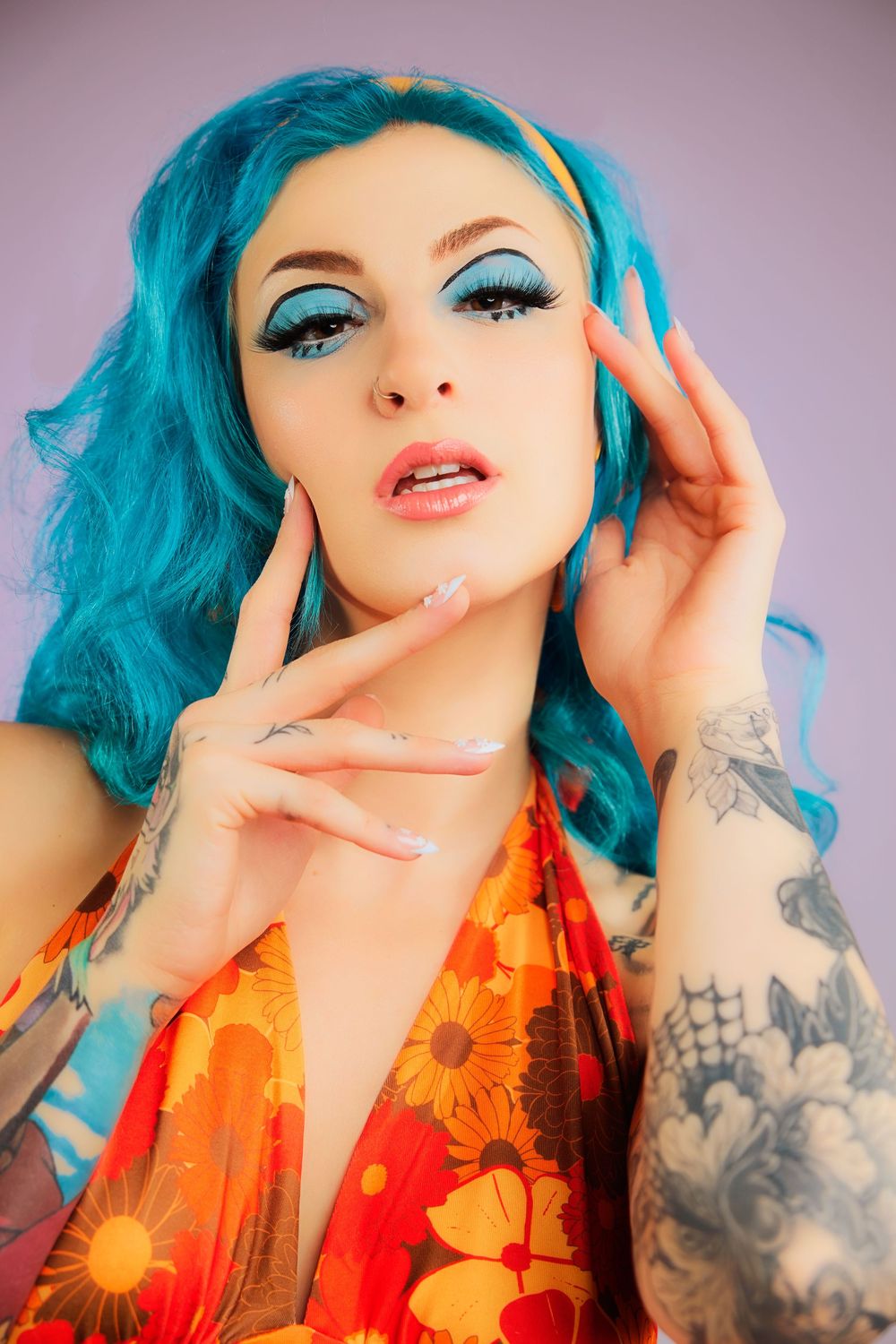 pattern and color photography
bold fashion styling
cinematic pop culture art
fashion photography with food
retro disco fashion editorial