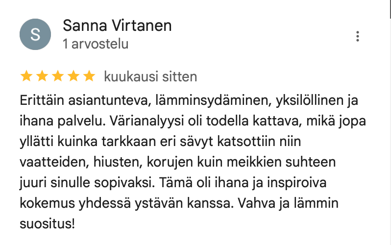 Paras Värianalyysi Helsinki