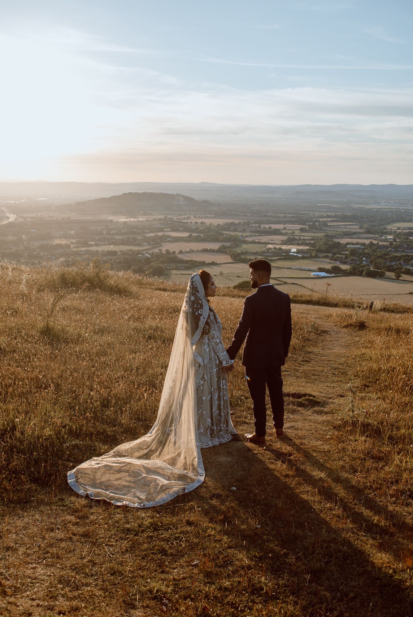 Authentic wedding moments captured by a Cotswolds wedding photographer.