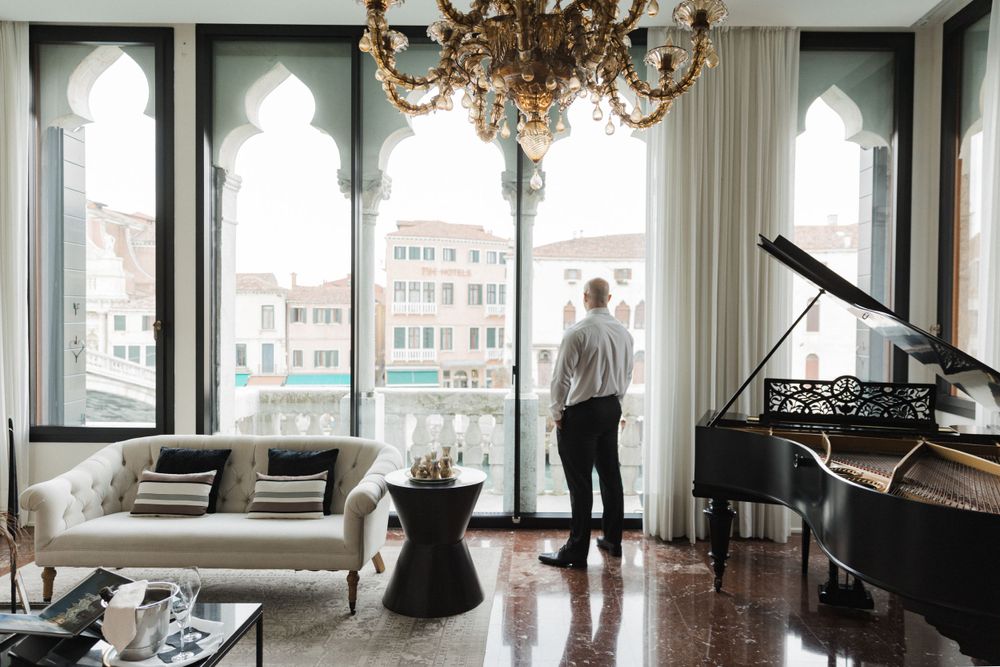 Venice Elopement at Palazzetto Foscari - Palazzetto Foscari Destination Elopement in Venice Italy -  Venice Italy Destination Wedding