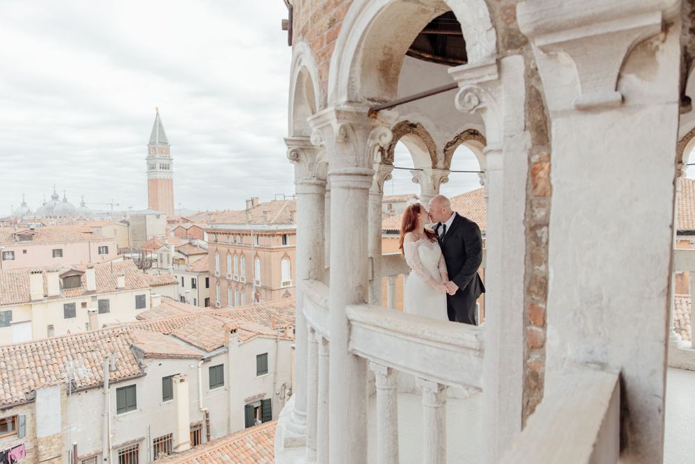 Palazzo Contarini del Bovolo Private Wedding Ceremony - Destination Elopement in Venice Italy at Palazzo Contarini del Bovolo