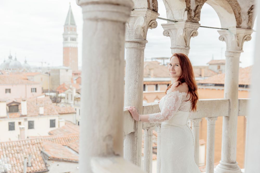 Palazzo Contarini del Bovolo Private Wedding Ceremony - Destination Elopement in Venice Italy at Palazzo Contarini del Bovolo