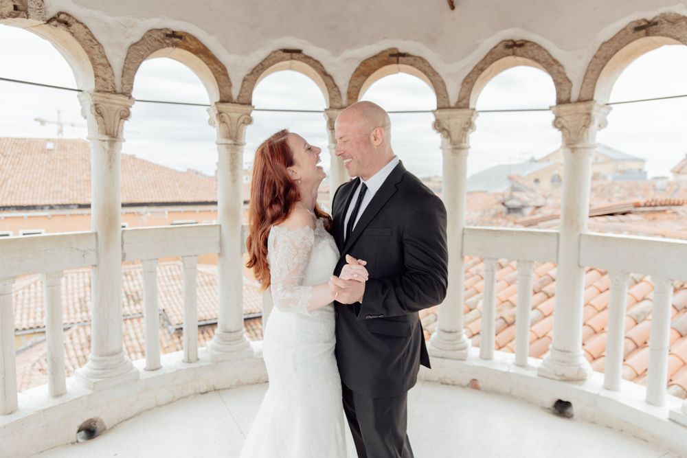 Palazzo Contarini del Bovolo Private Wedding Ceremony - Destination Elopement in Venice Italy at Palazzo Contarini del Bovolo