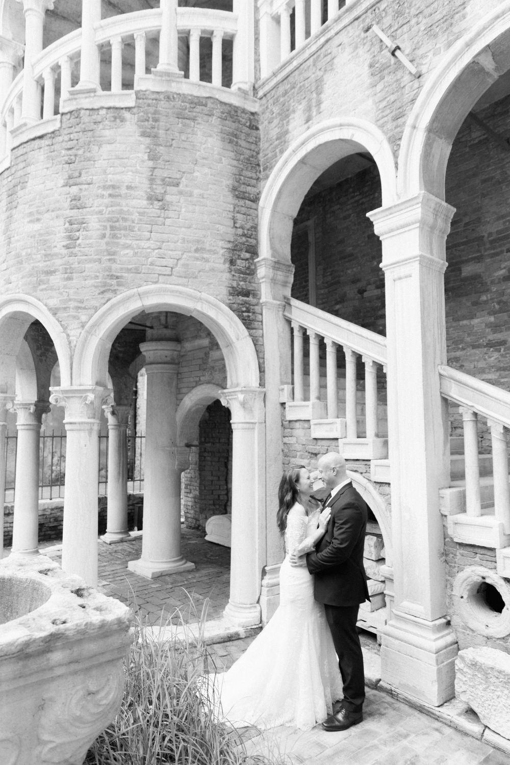 Palazzo Contarini del Bovolo Private Wedding Ceremony - Destination Elopement in Venice Italy at Palazzo Contarini del Bovolo
