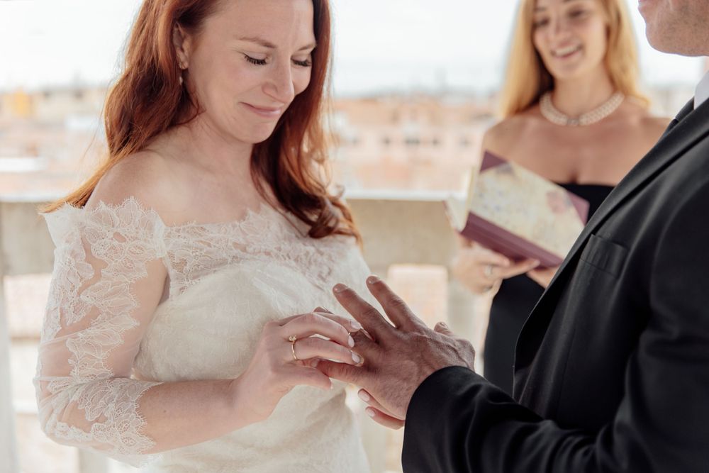 Palazzo Contarini del Bovolo Private Wedding Ceremony - Destination Elopement in Venice Italy at Palazzo Contarini del Bovolo