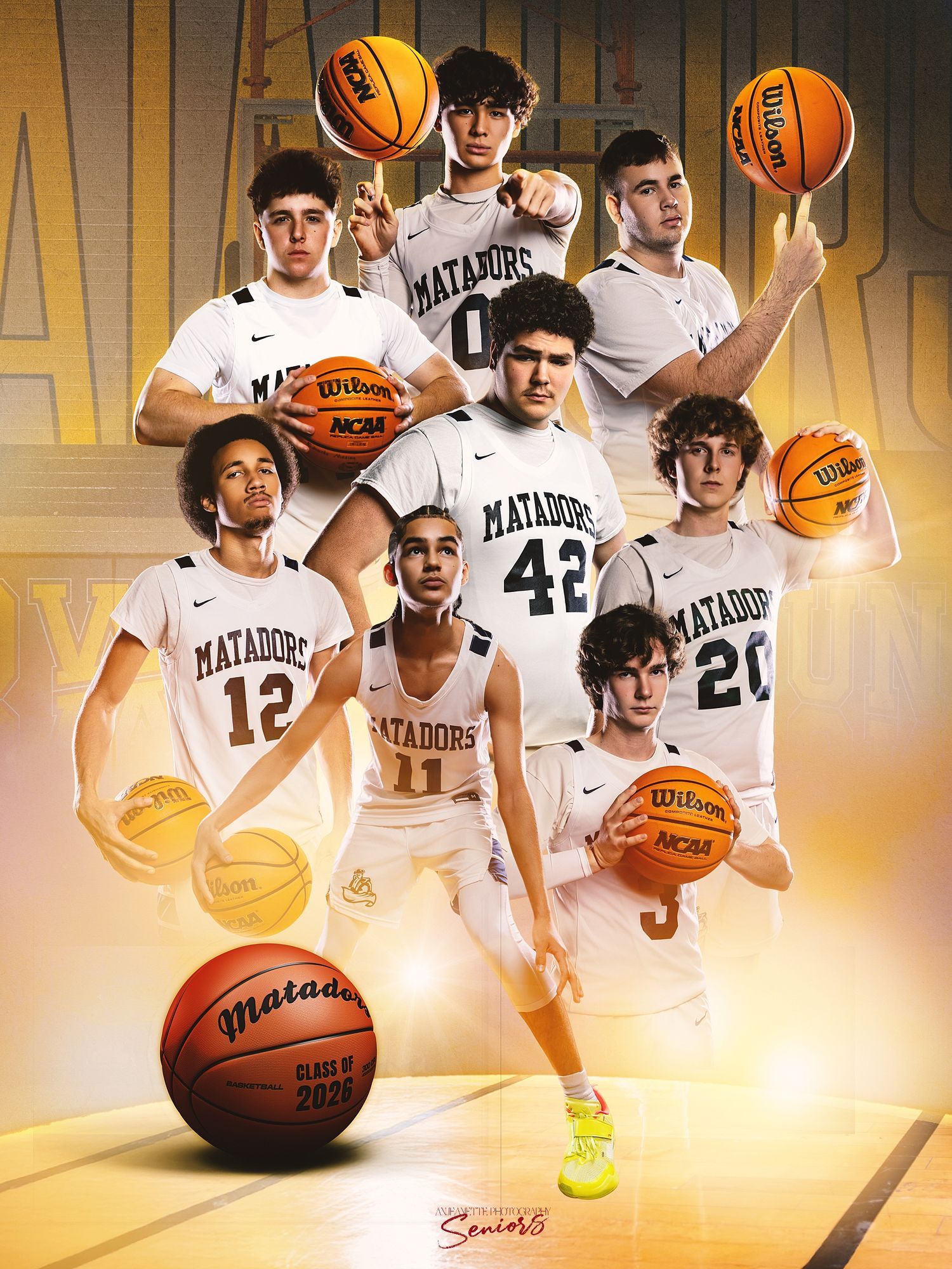 Team Banner Pictures by Anjeanette Photography Graduation High School Seniors AZ Sports  Phoenix Arizona