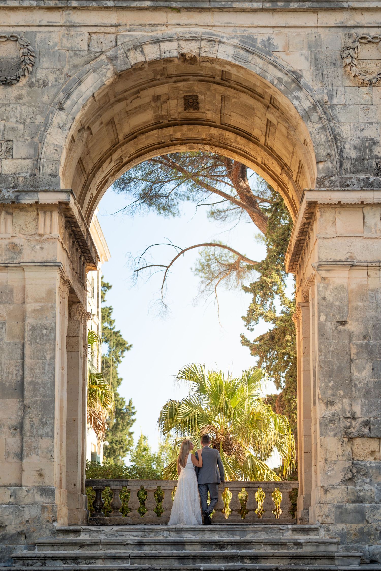 Wedding Bride and Groom. Γάμος Κερκυρα. Φωτογράφος γάμου Αθήνα Χαλκιδα Ωρωπός Οινόφυτα Θήβα Wedding photographer