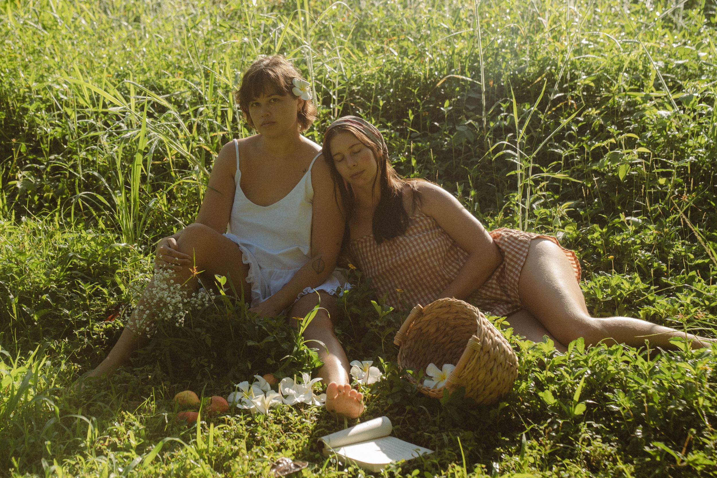 models laughing by Kauai Photographer
