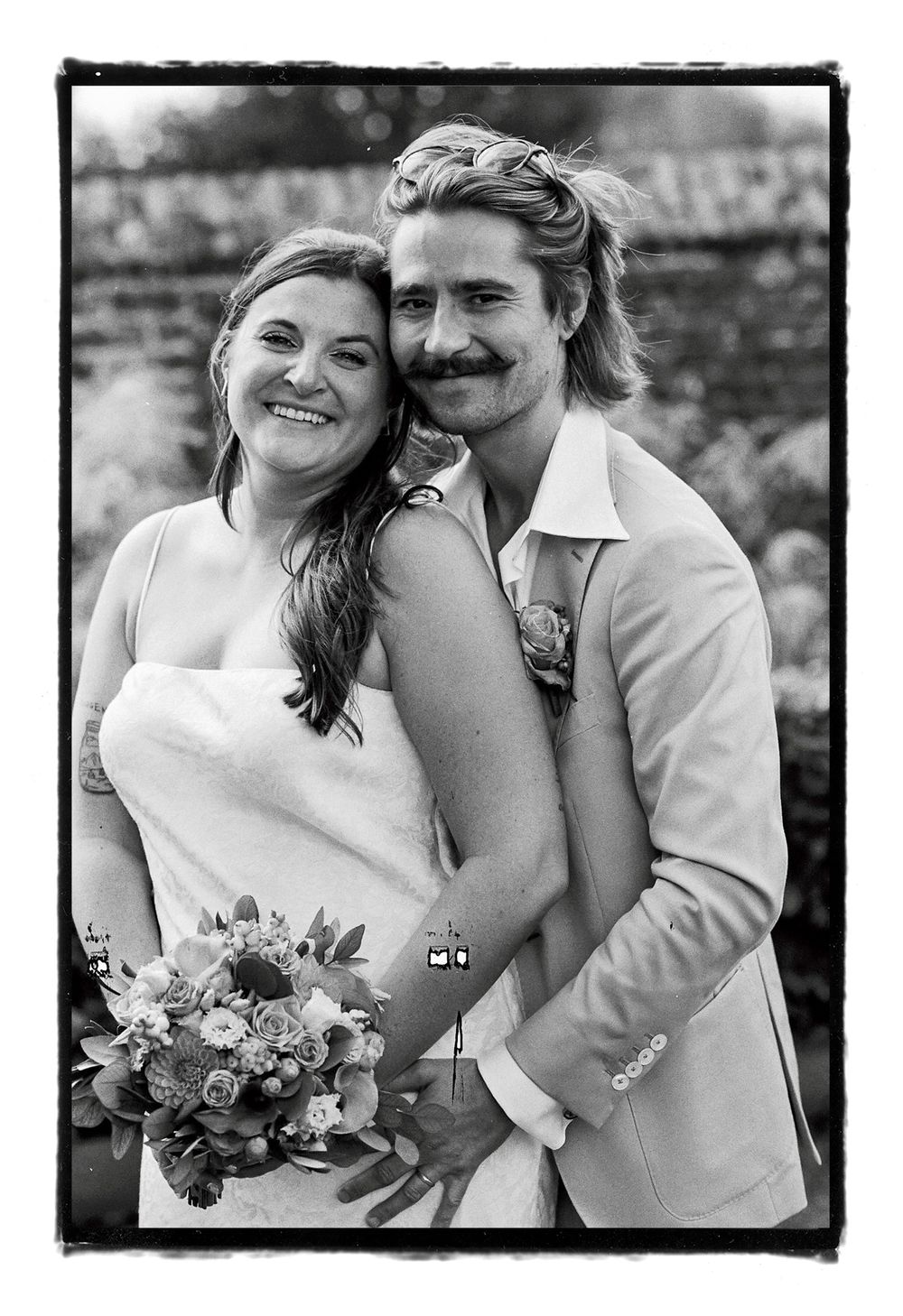 Photo de mariage à la Ferme de la Hagoulle lors d’un mariage argentique