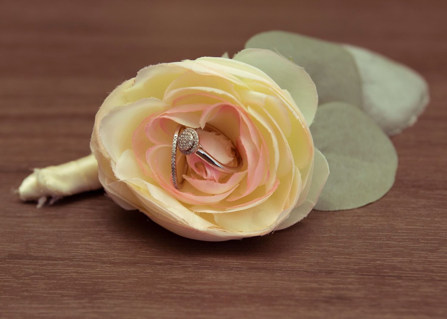 Photographie de bagues de mariage capturant le symbole de l’engagement et de l’amour, mise en valeur avec une approche artistique et raffiné