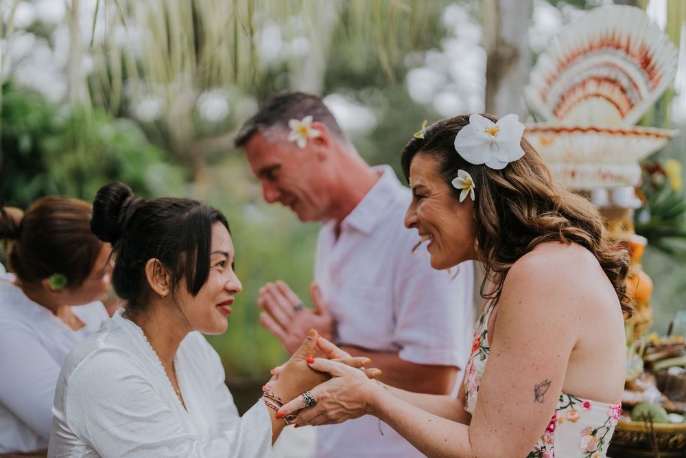 Professional wedding photographer at Amora Ubud Bali