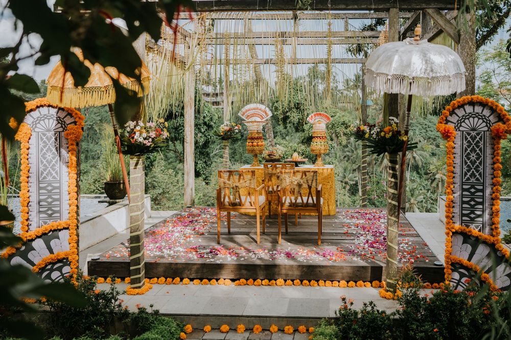Professional wedding photographer at Amora Ubud Bali