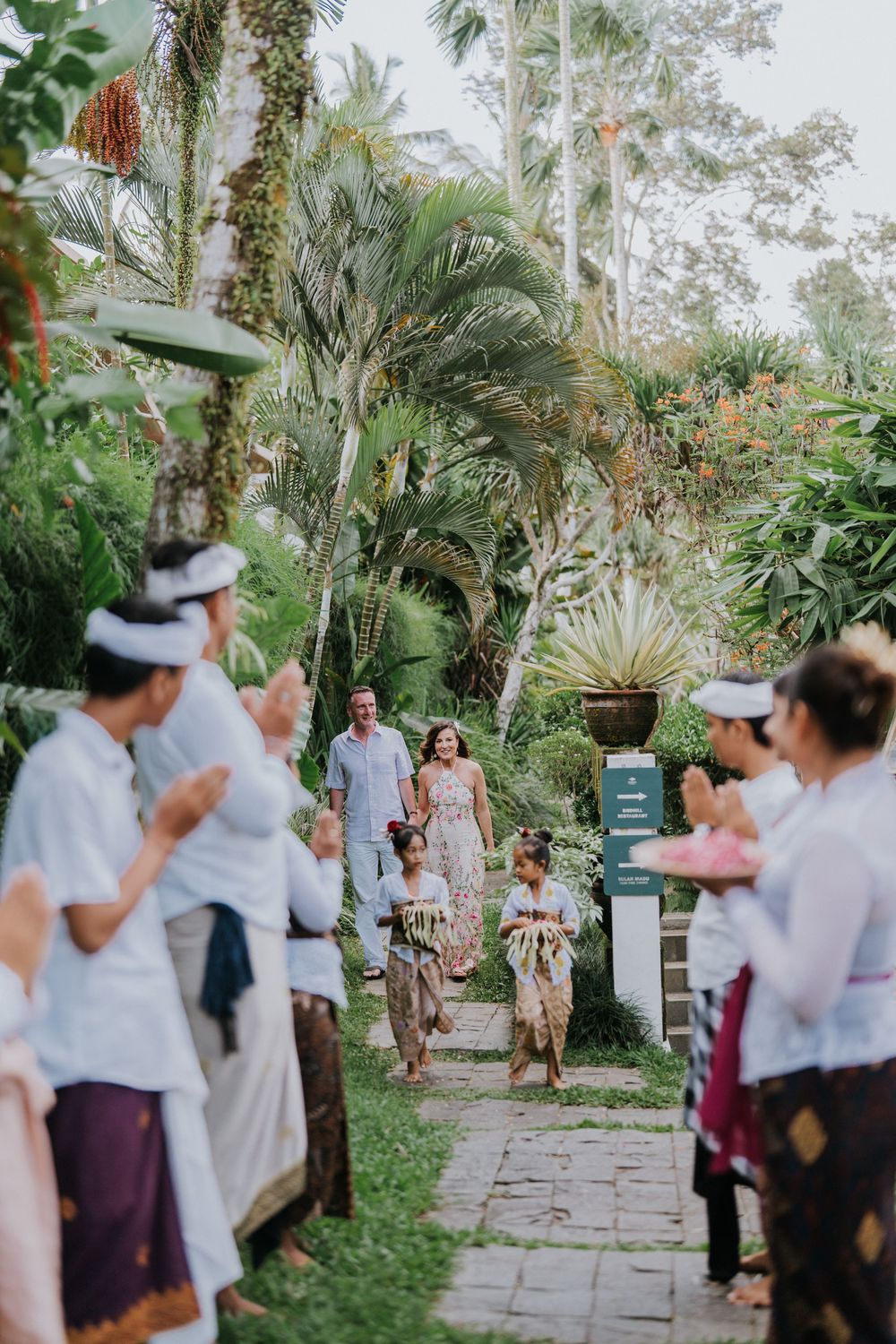 Professional wedding photographer at Amora Ubud Bali