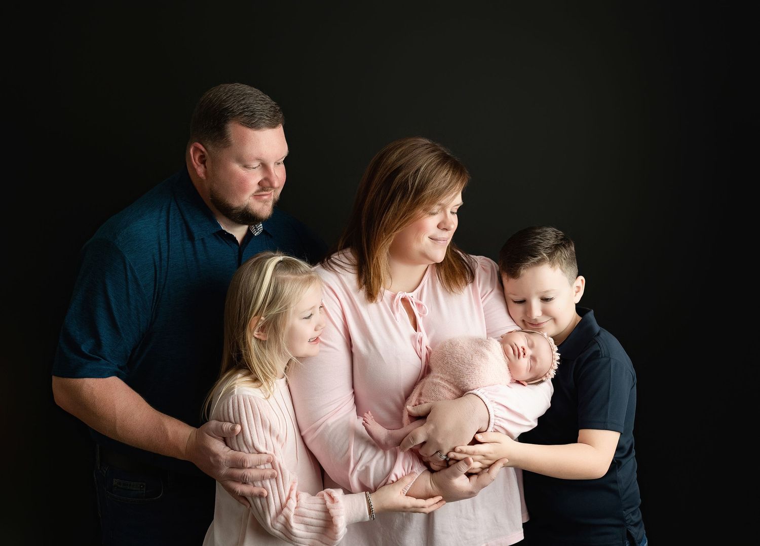 A sweet family thanks to adoption. Greenville, SC newborn photographer, Easley SC newborn photographer, Upstate SC newborn photographer